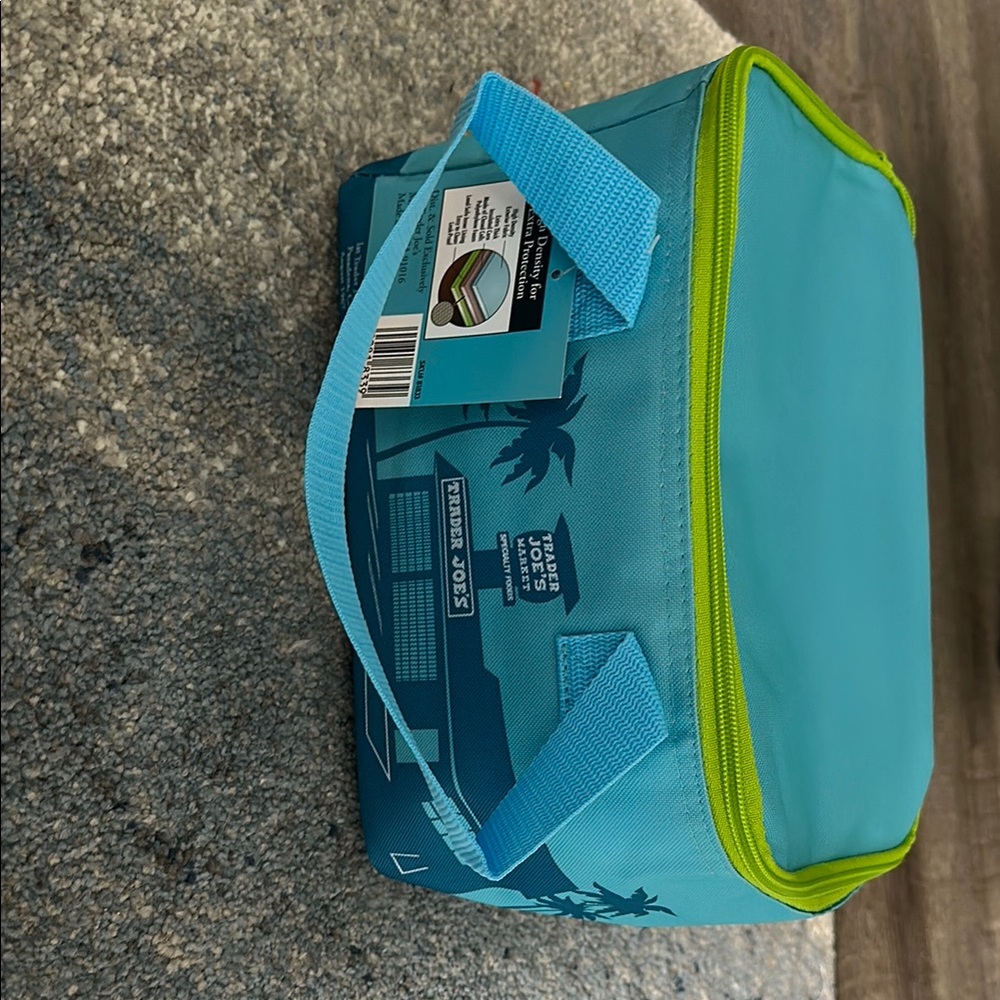 Blue Trader Joe’s mini insulated bag